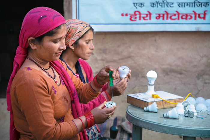The community women to repair LED bulbs has brought major change in their lives in the village