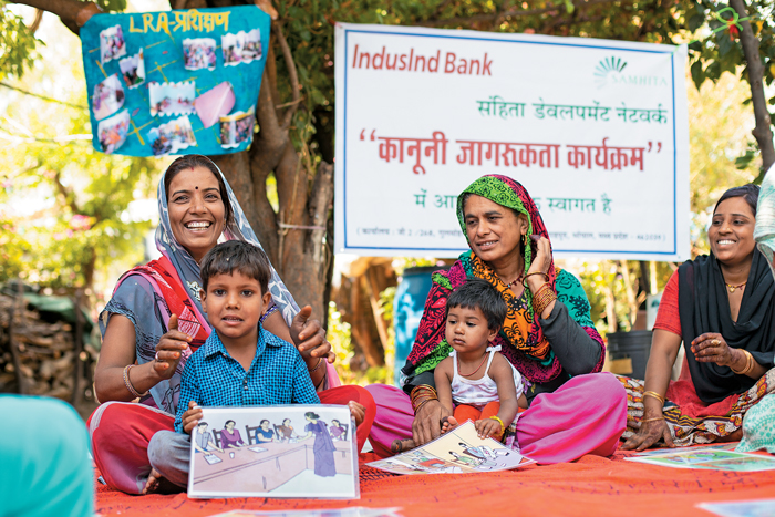 IndusInd Bank's intervention in educating women about their legal rights