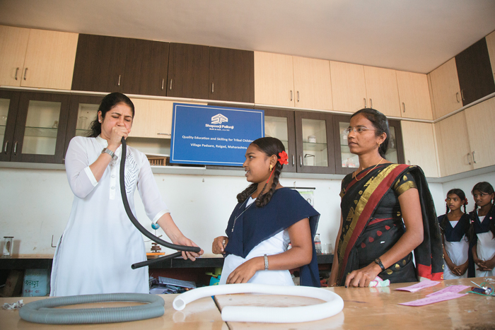 Chotta Scientist programme helps hone the students science skills.