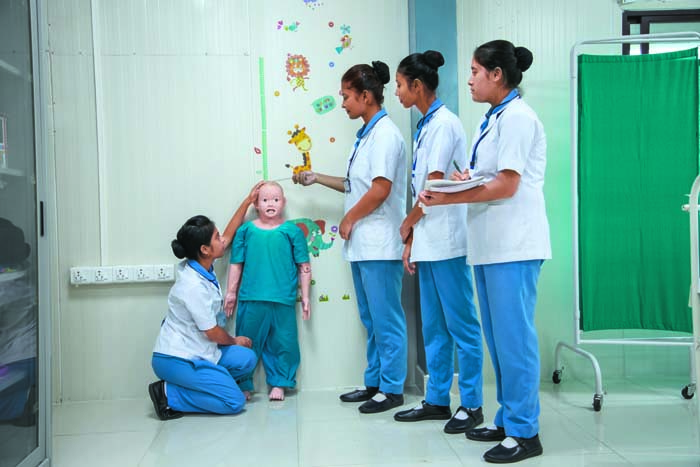 Students at VK NRL School of Nursing in Numaligarh have access to the best facilities