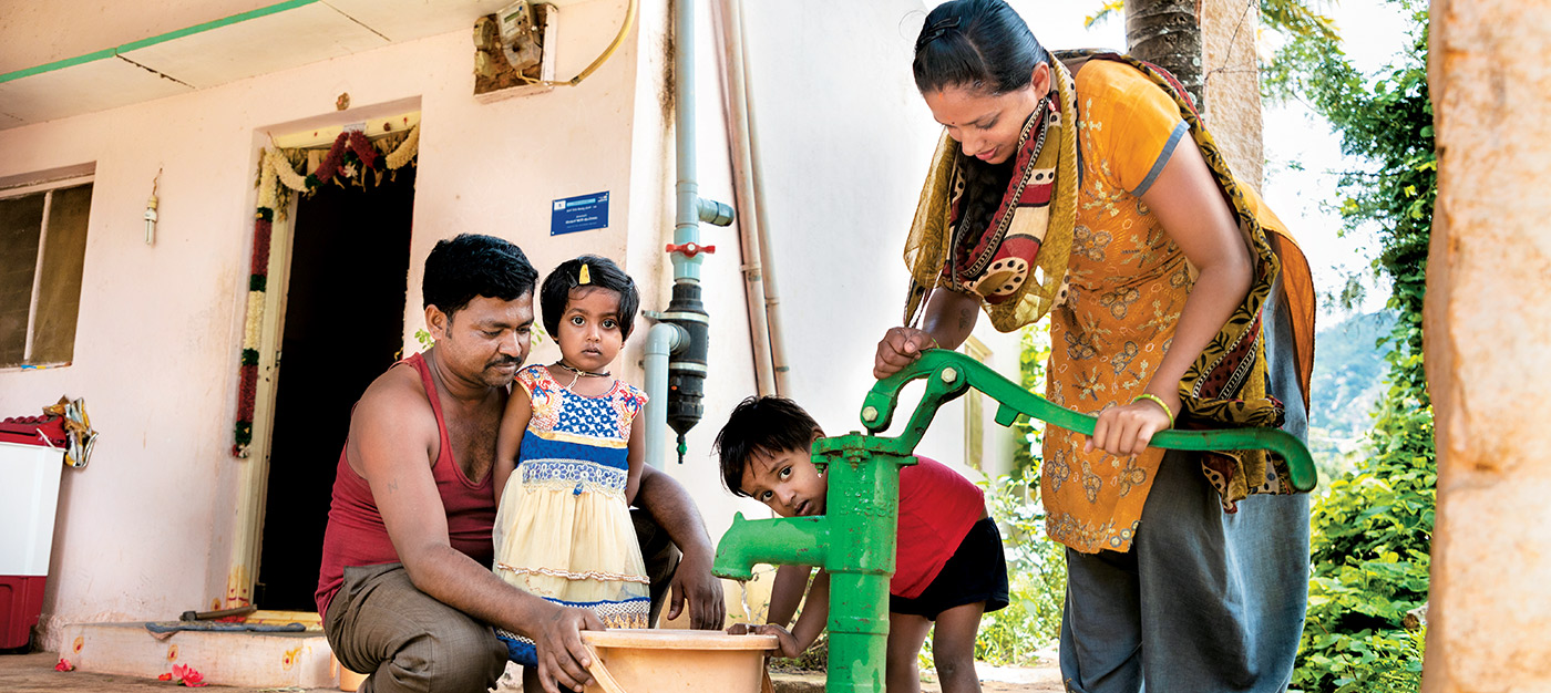 Over 185 families under Nandi Gram Pachayat,Bengaluru, now have water, thanks to the rooftop rainwater harvesting unit