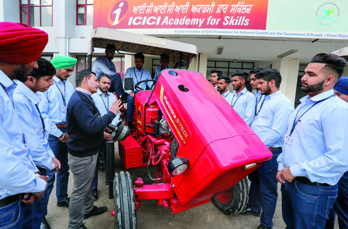  Tractor training in Punjab, state-of-the-art classrooms