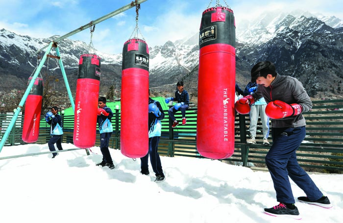 young ones are now inspired to get fitter and better in boxing