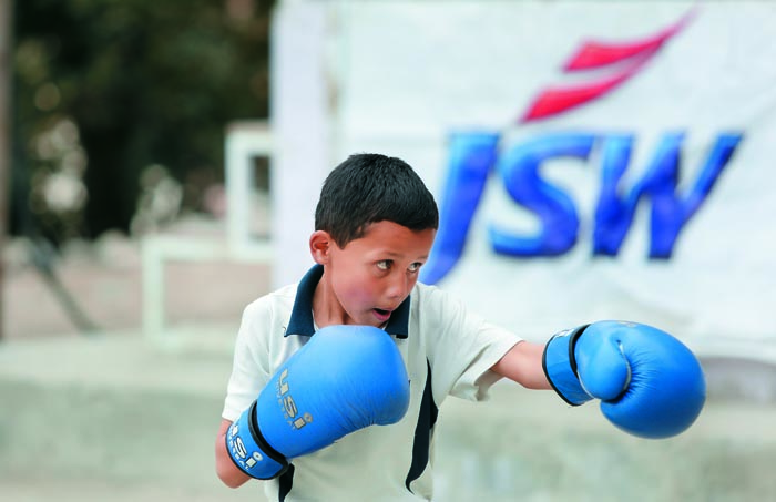 Under Project Shikhar, the local youth are trained in professional boxing