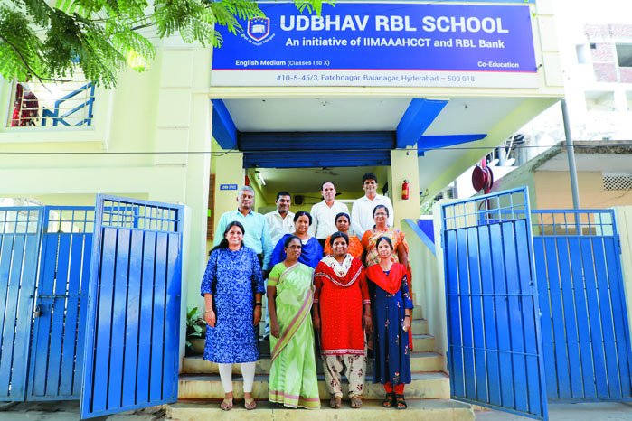 The hardworking team of Udbhav School